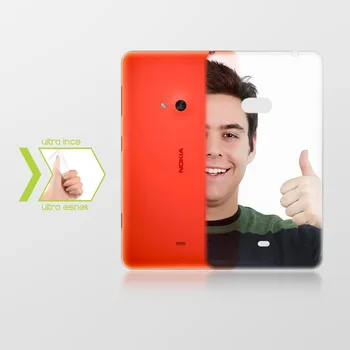 

Personalized Nokia Lumia 625 Slim Transparent Silicone Phone Cover