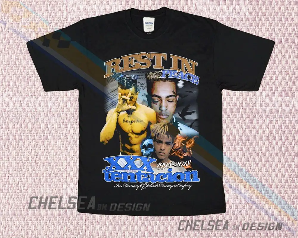 Футболка вдохновленная XXXTentacion RIP Tour Merch ограниченная серия рубашка в стиле