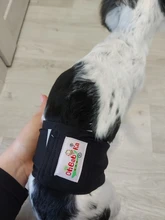 OhBabyKa-pantalones cortos lavables y reutilizables para perros, pañales duraderos y cómodos, con estilo, para perros de 3 tallas S, M y L