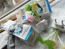 Luminaria-Lamp Mushroom Night-Light Us-Plug LED Induction-Dream Novelty Fungus 220V EU