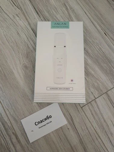 Отзыв о товаре ANLAN Ультразвуковой скрабер скруббер, ионная лопатка для чистки лица, пилинг, лифтинг для лица, удаление угрей, терапия красным светом для удаления черных точек blackhead remover узи чистка ультразвуковая чистка лица от пользователя K***e