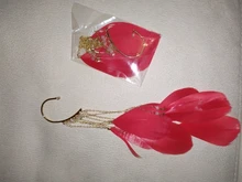 SUKI-pendientes bohemios con gancho para la oreja para mujer, aretes sin Piercing, accesorios de borlas largas, joyería