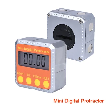 

New Mini Digital Protractor Electronic Inclinometer 360 Degree Level Box Angle Ruler Measurment Gauge Tools Magnetic
