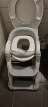 Asiento para orinal plegable para bebés, silla con respaldo de entrenamiento, con escalera para dar pasos, taburete para niños y niñas, inodoro seguro