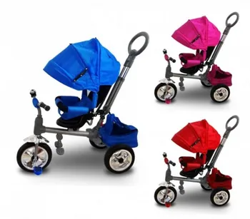 

LT 857 Tricycle with pedals for babies with swivel seat various colors