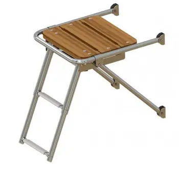 

Feed platform with Ladder 2 white steps