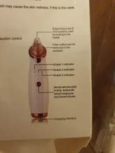 Aparato para limpieza profunda de la piel con espinillas, limpiador con punta de diamante de Zona T para nariz y resto del rostro, para la eliminación de espinillas, succión al vacío