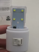 Bedside-Lamp Wall-Lamp Led-Night-Light Eu-Plug Energy-Efficient 3W Emergency Leds 4