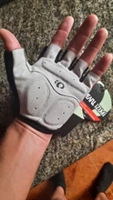 1 par de guantes de ciclismo dedo medio Anti-Slip Anti-sudor de Gel de montar en bicicleta guantes Anti Shock MTB Carretera de montaña guantes deportivos de moto