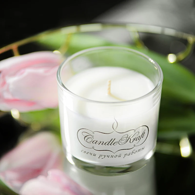 Свеча ароматическая соевая CandleKraft Lavender Aroma Mini &quotЛаванда&quot | Дом и сад