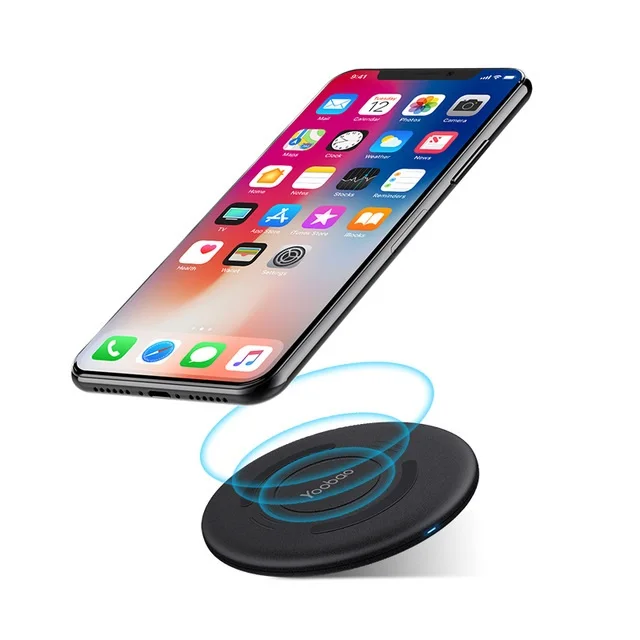 Беспроводное зарядное устройство Qi Yoobao Wireless Charging Pad D1 (Черный)|Беспроводные