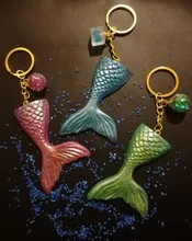 Moldes de resina epoxi de silicona con cola de sirena, resina uv, molde de jabón hecho a mano, resina epoxi para fabricación de joyas