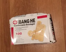 100 unids/pack impermeable Banda-SIDA vendas primero ayuda médica Anti-bacterias herida yeso Multi tamaño Casa de viaje de emergencia Kits
