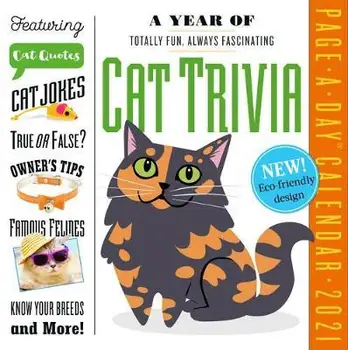 

2021 Year of Cat Trivia Colour Page-A-Day Calendar