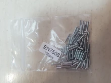 Terminal Copper Non-Insulated-Wire-Connector-Ferrules Electrical-Cable AWG 22-10 Bare