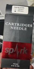 SPARK-agujas esterilizadas desechables para tatuar, agujas de tatuaje, delineador redondo y Magnum (aguja de 0,35mm) RL/RS/RM/M1, novedad