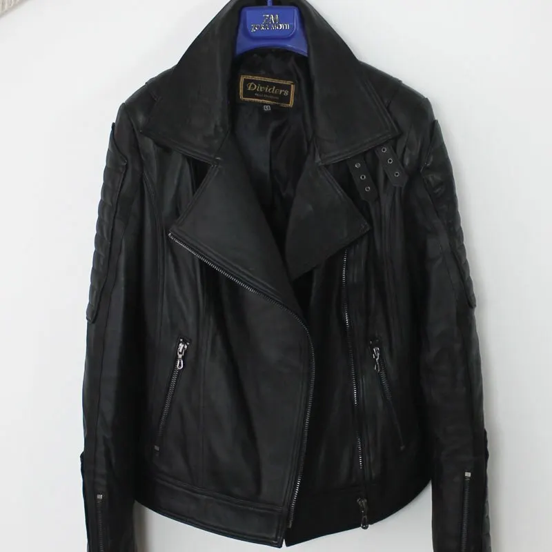 Zoramotti,Leather Jacket,Genuine Leather,Lambskin,Classic,quality,Natural Leather,Keeps,Warm