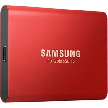 

SAMSUNG External SSD T5 red 500 GB MU-PA500R/EU