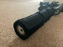 MAGORUI-funda protectora de nailon para caza, supresor de Mirage, cubierta térmica, silenciador, accesorios tácticos de tiro, 8,66 , 22cm