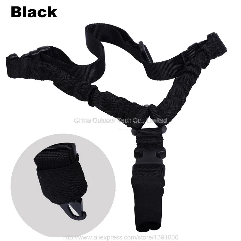 Neue Single Point Tactical Military Bungee Sling Mit Quick Release Buckle #TT 