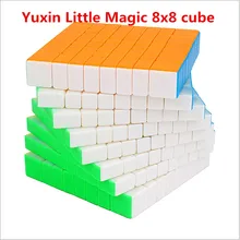 Yuxin 8x8x8 кубик маленький магический 8x8x8 Магический кубик yuxin 8x8x8 скоростной кубик чжишэн 8x8 кубик-головоломка обучающая головоломка детские игрушки