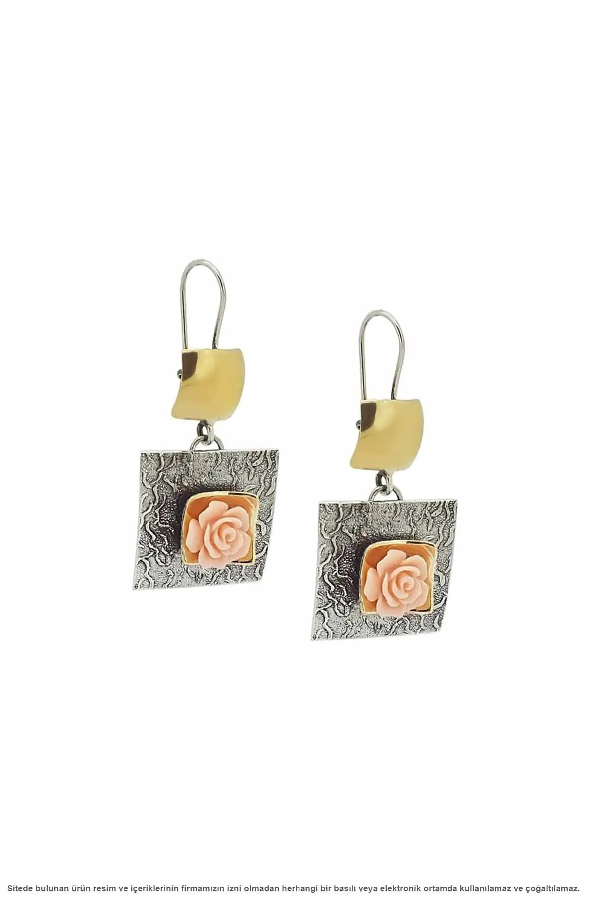 

Silver Ceramic Stone Earrings Design
