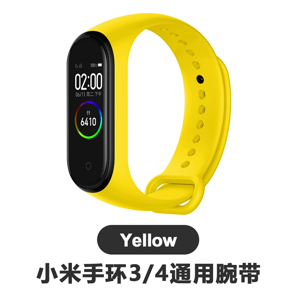 Ремешок для спортивных часов mi band 3 браслета антиутерянный усиленный силиконовый