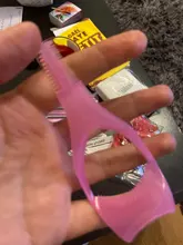 Guía aplicador de máscara 3 en 1, nuevo peine para pestañas, cepillo cosmético, rizador, WH998