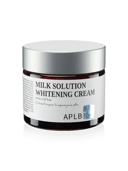 

Aplb lightening cream with milk serum, milk solution whitening cream