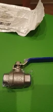 Stainless-Steel Ball-Valve Vinyl-Handle Female SS304 BSPT with 1-1/2-2P Full-Port 3/8-