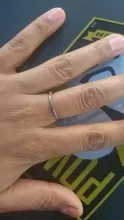 LEKANI-Anillo de boda de Color arcoíris para mujer, sortija de boda apilable del Joker, Plata de Ley 925, regalos de joyería para amigos