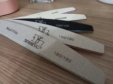 5 unids/lote uñas de Color de la mezcla Limas/80/100/150/180/240 Grit Archivo de papel de lija de Cuticle Remover amortiguadores de herramienta de la manicura Set