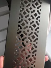 100mm de ancho cuadrado rectángulo Rendijas de ventilación de aluminio cubierta de rejilla/C muebles armario de lijado de oro plata negro mate lacado blanco