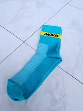 Profesional de alta calidad marca de calcetines de deporte transpirables camino bicicleta al aire libre deportes calcetines de Ciclismo de carreras de 39-44