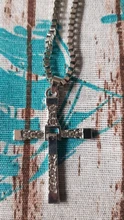 Zkceenier-collar con colgante de Cruz para Fast and The Furious, collar con colgante de cruz de Jesús, de cristal, Vin Diesel, regalo de joyería, 2019