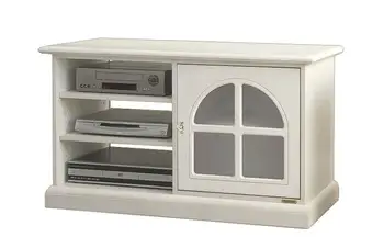 

TV Stand with furniture door grille and compartment