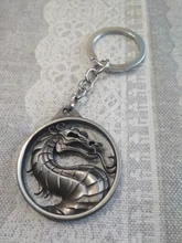 LLavero de dragón para coche, juego novedoso, Llavero de Metal de llavero de Mortal Kombat, para regalo, llavero, joyería para coches