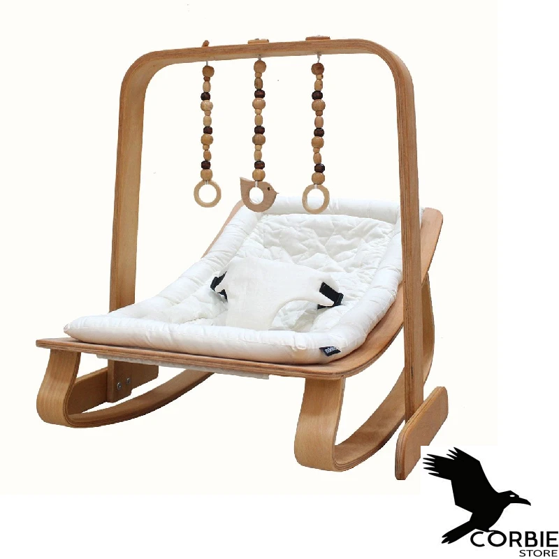 Mukabo-Coussin de rechange en bois étoile pour bébé, Electrolux, barre de gymnastique pour bébé, bois naturel démonté, 12 options de remplacement