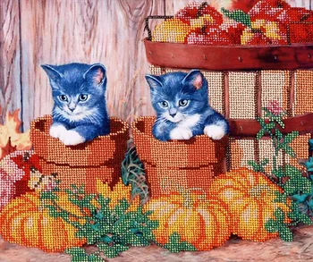 

БН-3034 Set for embroidery with beads Hobby & Pro's outdoor activities, "30*25 cm