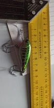 WLure-buzo de agua profundo ligero, 7g, 5cm, 3-4 metros, bamboleante, recubrimiento epoxi, anzuelos triples, señuelo, Crankbait C549