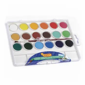 

JOVI watercolors, plastic case, 18 colors