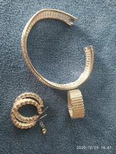 Anillo de Plata de Ley 925 para mujer, regalo de Navidad, net, regalos de fiesta de boda, brazaletes, pendientes de tuerca, conjunto de joyería delicada S249