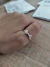 Anillo de plata con orejas de gato para mujer y niña, anillo ajustable con diseño abierto, joyería bonita, regalo, venta al por mayor