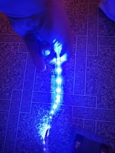 Coche LED tira de decorativo de estilismo de luz ambiental 30CM 15 lámpara SMD LED impermeable Flexible de la atmósfera blanco rojo amarillo azul