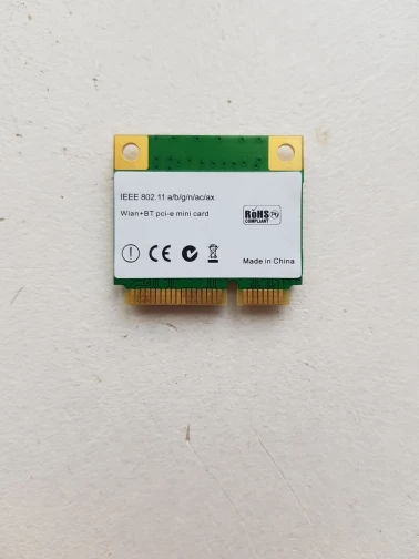 Отзыв о товаре Беспроводной адаптер Wi-Fi 6, 3000 Мбит/с, Mini PCI-E карта Bluetooth 5.0 Wlan для ноутбука Wi-Fi карта 1/802 AX/ac 2,4 ГГц/5 ГГц MU-MIMO Windows 10 от пользователя S***k