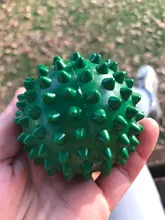 Pelota de Yoga y masajes con pinchos de PVC, 70mm, punto de disparo, deporte, Fitness, dolor en el pie, estrés, alivio del músculo, pelota de relajación, herramienta de cuidado saludable