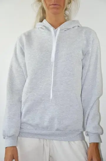 Grey GREYMODA, Женская толстовка, плюшевая, базовая, хлопок, удобная, Спортивная, модная, зимняя, женская, уличная, повседневная, один размер - Цвет: Grey