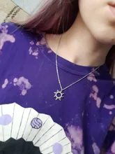 DOTIFI 316L collar de acero inoxidable Chapado en étnicos tótem solar collares con colgantes encanto mujeres cumpleaños fiesta de joyería de moda