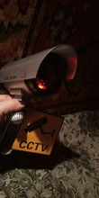 JOOAN al aire libre Cámara simulada de vigilancia inalámbrico de luz LED falsa Cámara casa cámara de seguridad CCTV simulado de video vigilancia