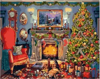 

Painting by numbers PK 72036 pending Christmas 40*50 exclusive
